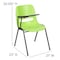 Flash Furniture Green Ergonomic Shell Chair with Right Handed Flip-Up Tablet Arm RUT-EO1-GN-RTAB-GG - alternate 7